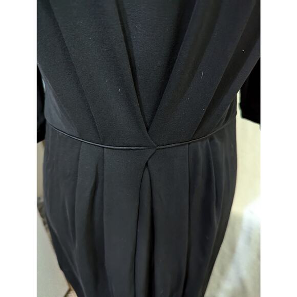 Max Azria 90's Gown  100% silk highly styled Sz 12 Bust 38" Waist 30"Skirt L41" - Picture 14 of 14